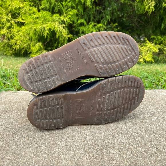 Dr. Martens Blue Patten Leather Lace Up Boots, Women’s size 9 - Picture 8 of 10